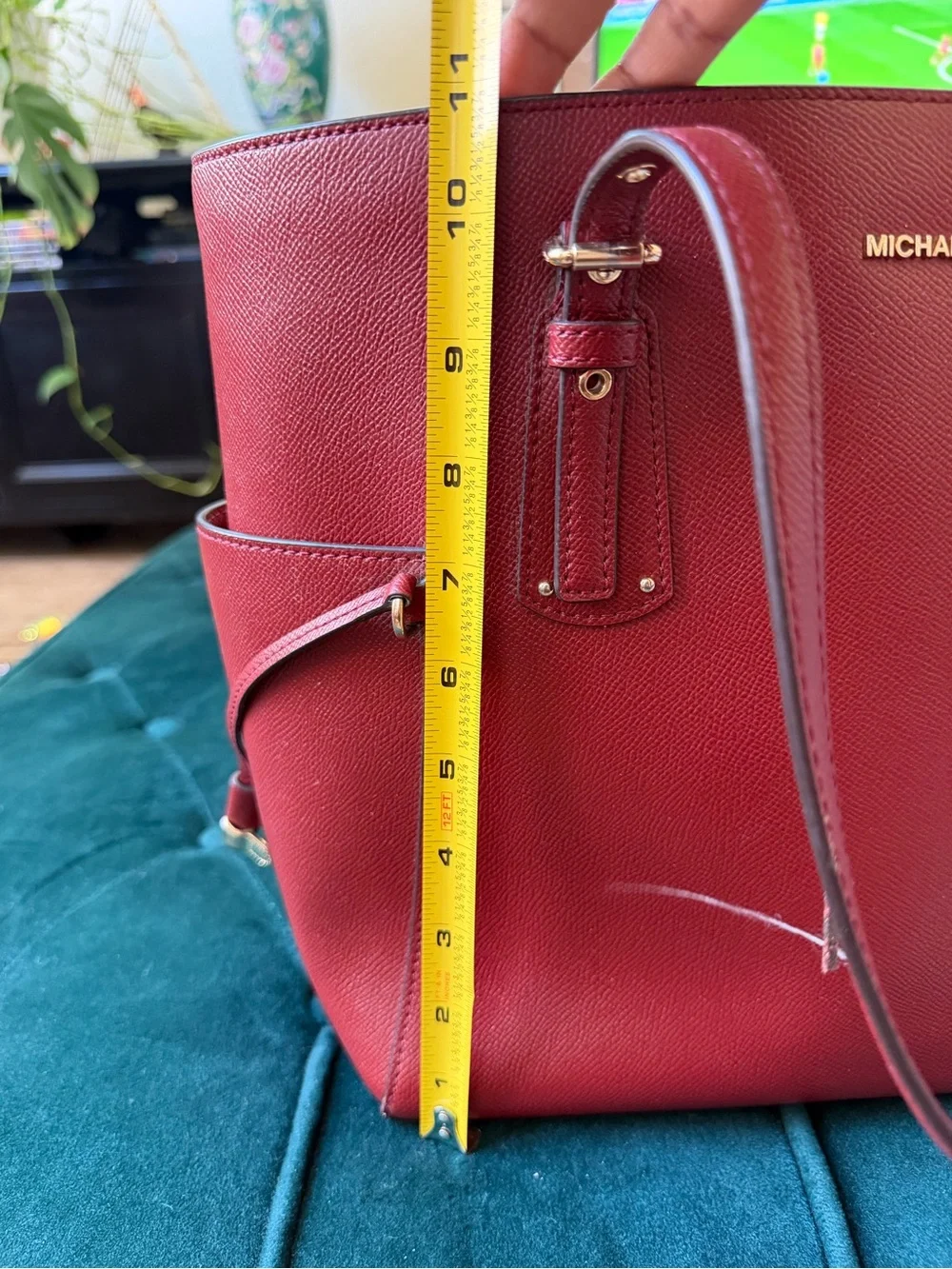 Michael Kors Burgundy Voyager Tote